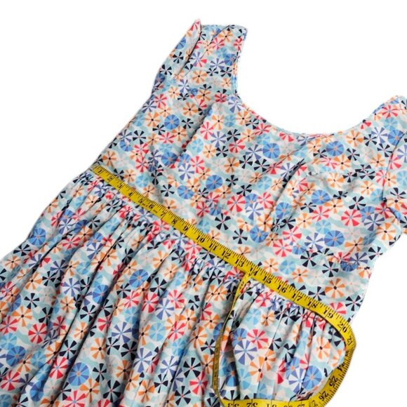 Eshakti Womens Umbrella Print Summer Vacation Resortwear Dress, Size 2X, 22W - Picture 5 of 10